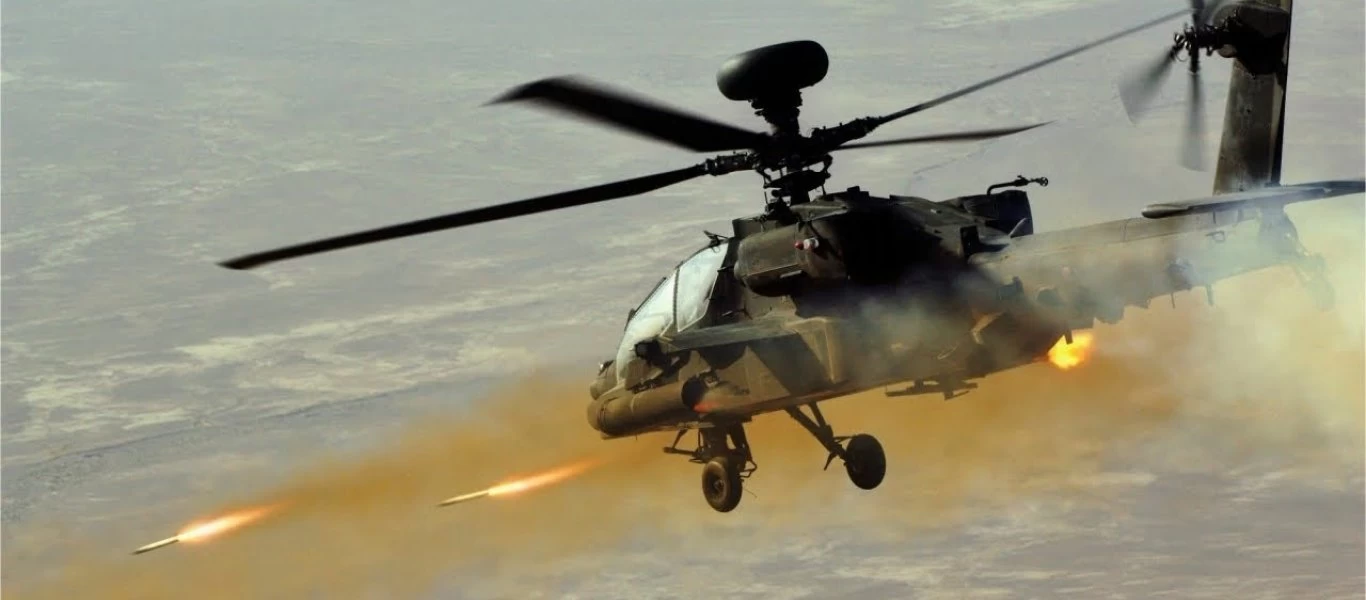 Αμερικανικά ελικόπτερα Apache - Chinook και Blackhawk μεταφέρονται στο Στεφανοβίκειο
